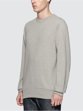A.P.C. JJJJound Justin Sweatshirt Gray Large Minimalist Luxury Crewneck